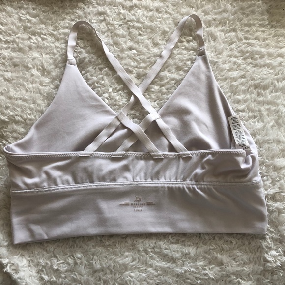 Aerie OFFLINE cross back white sports bra - Picture 6 of 7